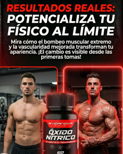 Nitric Oxide Booster Energia Fuerza y Rendimiento