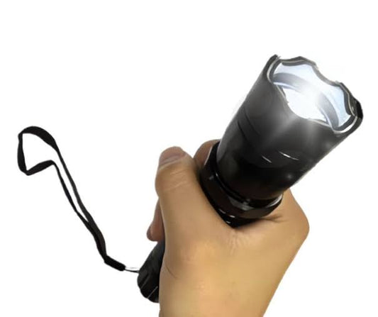 Linterna taser 2 en 1